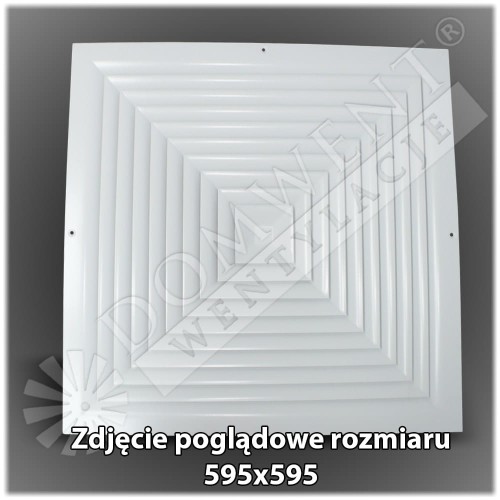 Anemostat sufitowy ASN-4 Wentylacja Częstochowa