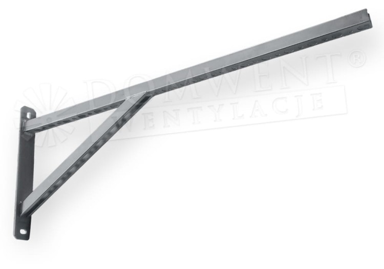 Konsola kątowa z odkosem 600mm pod kanały prostokątne oraz spiro