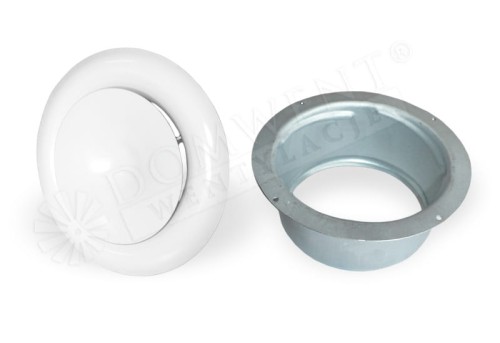 Zakończenie wentylacji anemostat nawiewny