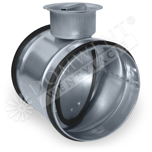 Przepustnica ręczna zamykająca szczelna 200 ocynk