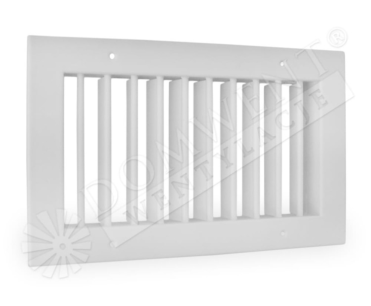 Kratka wentylacyjna ścienna KSV z pionowymi kierownicami