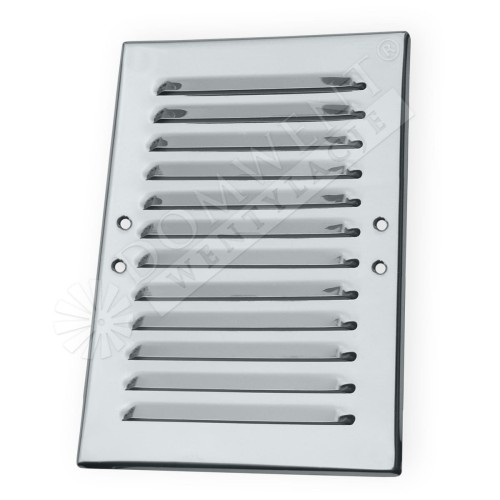 Kratka wentylacyjna kominowa nierdzewna montowana na łapki 140mm x 200mm
