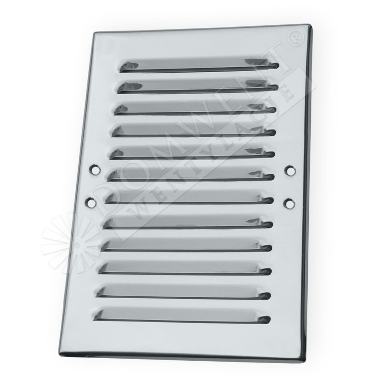 Kratka wentylacyjna kominowa nierdzewna montowana na łapki 140mm x 200mm