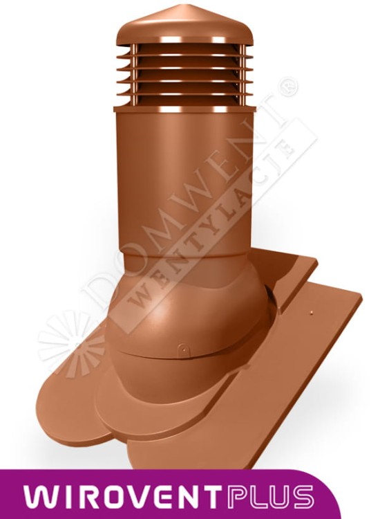 Kominek wentylacyjny izolowany do dachówki ceramicznej K98 WiroventPLUS