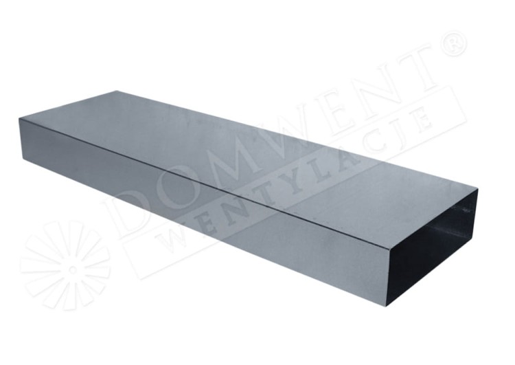 Kanał prostokątny prosty ocynk 200x90mm x 0,5m