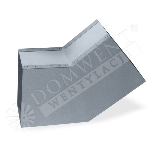 Kolano prostokątne ocynk 200x90mm 45st