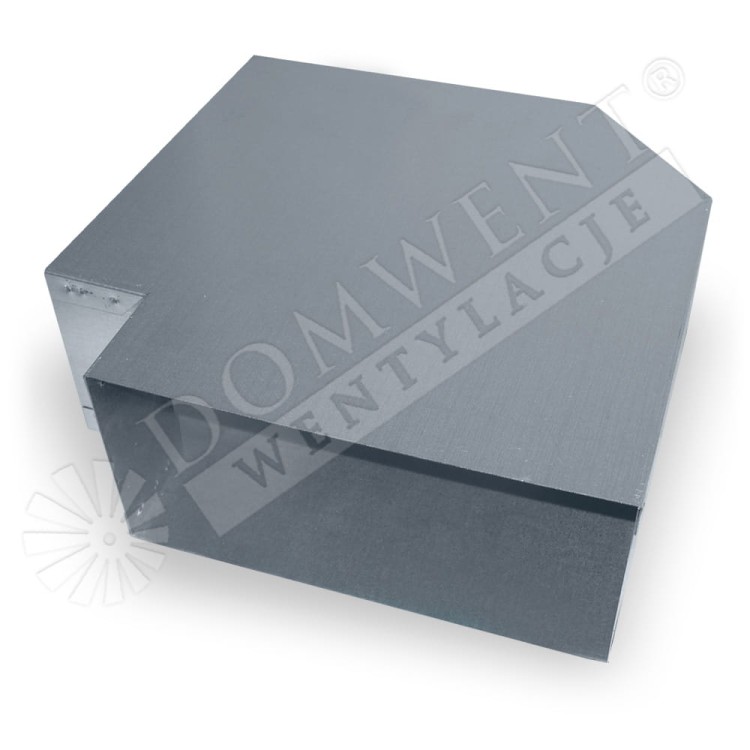 Kanały płaskie wentylacja kolano prostokątne