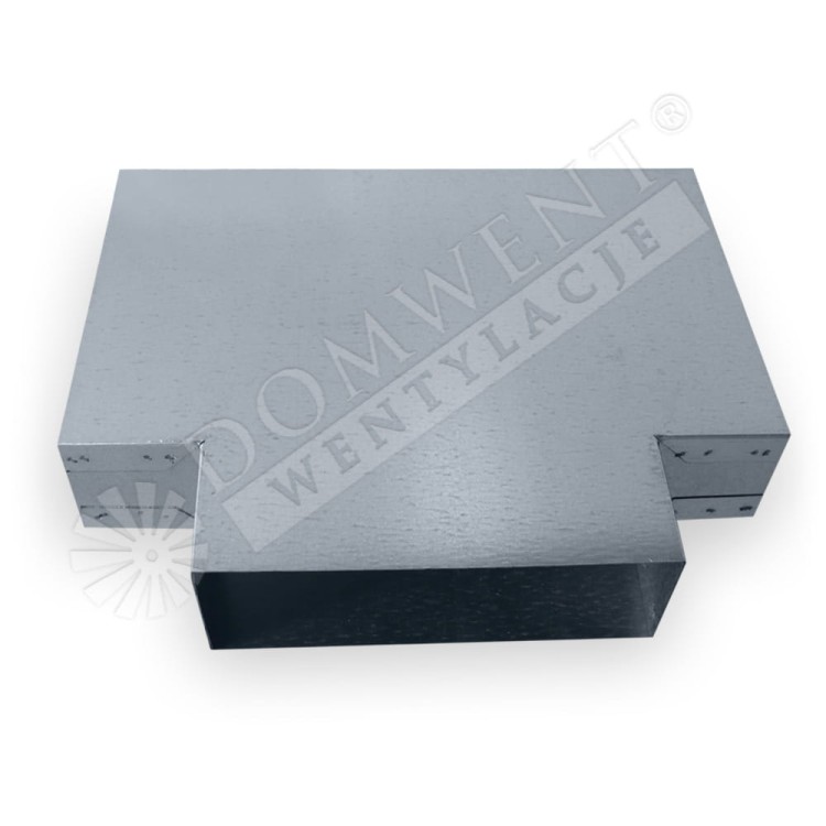 Trójnik 90 prostokątny ocynk 200x50mm