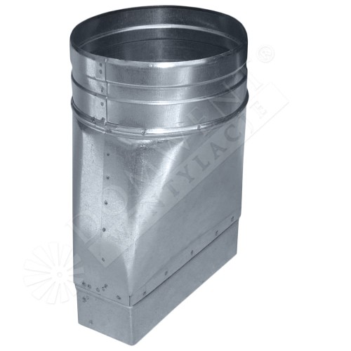 Redukcja symetryczna ocynk 125mm/150x50mm