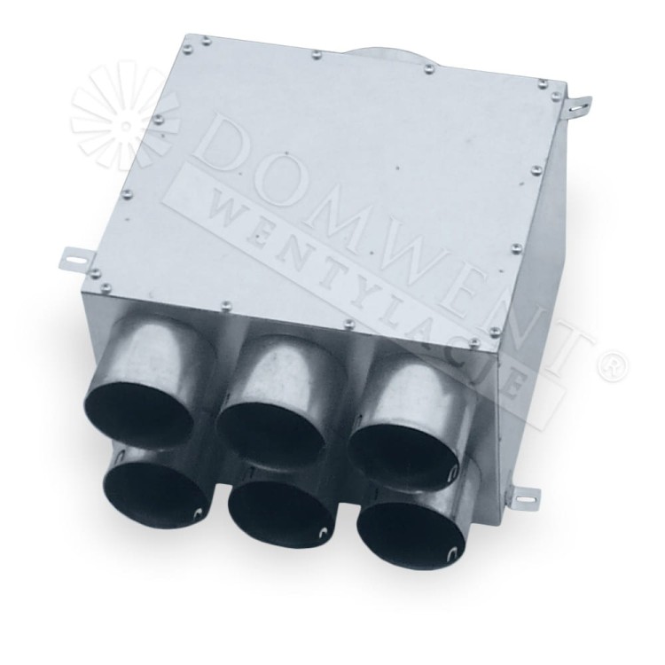 Puszka rozprężna 6x90mm tłumiący / pod anemostat 160 długość przyłącza 320mm