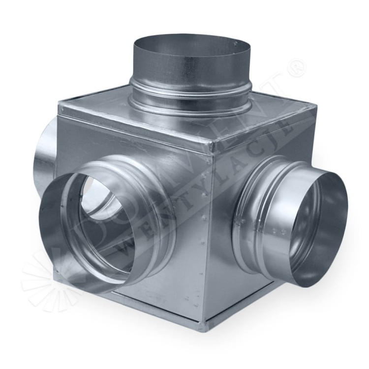 Skrzynka rozprężna do wentylacji sześcian