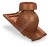 Wywietrznik kanalizacyjny do dachówki ceramicznej K85 BRAAS turmalin