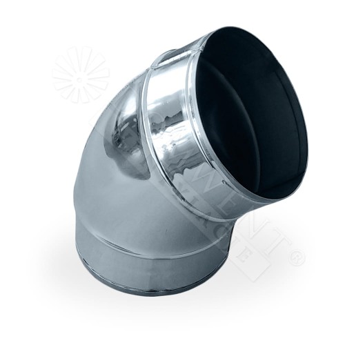 Kolano tłoczone 45 stopni nierdzewne