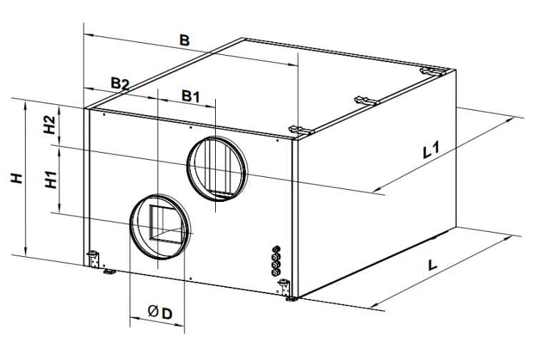 Rekuperator VENTS VUT 700 HB EC