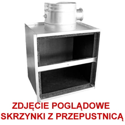 Skrzynka puszka rozprężna pod anemostat wirowy 598x598-24