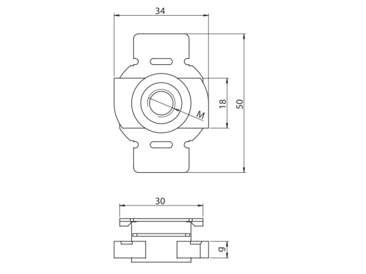 Nakrętka ślizgowa EZP-MF-M10 NICZUK