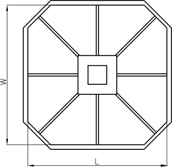 Podpora BIG FOOT-305 INTERFIX