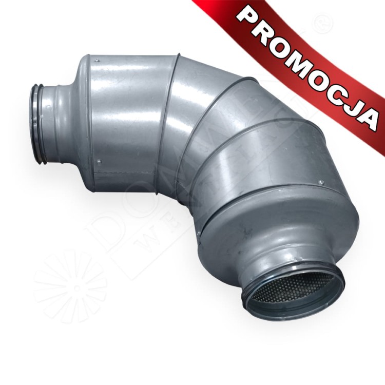 Kolano tłumiące tłumik akustyczny