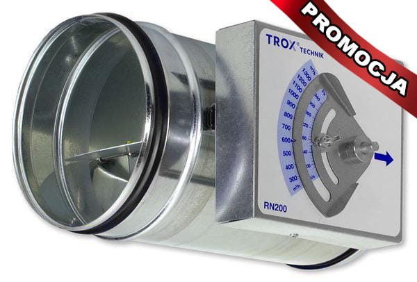 REGULATOR STAŁEGO PRZEPŁYWU RN/125/D2 TROX z uszczelką