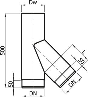 TRÓJNIK 45 SYSTEM KOMINOWY DARCO