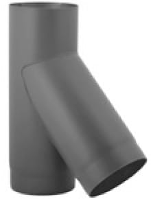 TRÓJNIK 45 CZARNY SYSTEM KOMINOWY