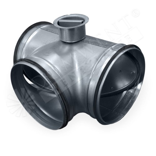 Przepustnica trójdrożna ręczna GWC Ø160