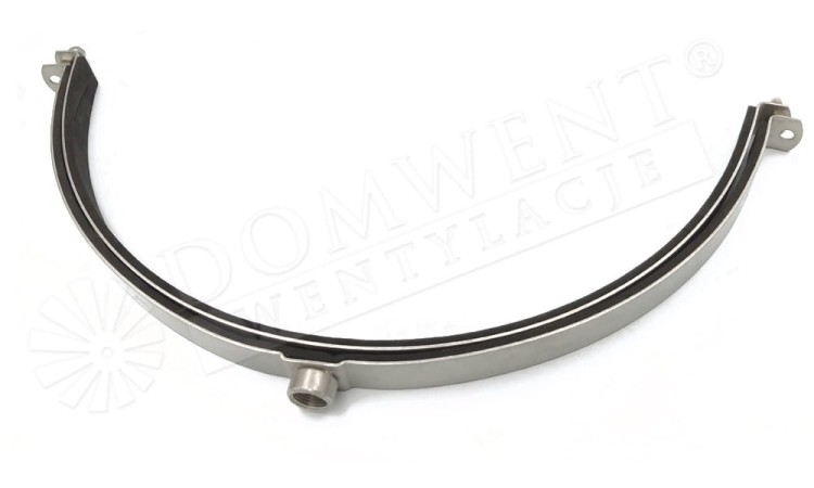Obejma do rur SPIRO z amortyzatorem 250 nierdzewna INOX