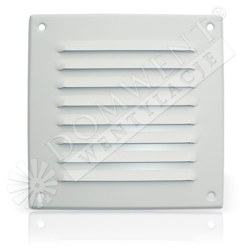 Kratka wentylacyjna ocynk powlekany montowana na wkręty do otworu 140 x 140