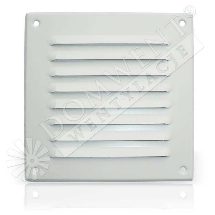 Kratka wentylacyjna ocynk powlekany montowana na wkręty do otworu 140 x 140