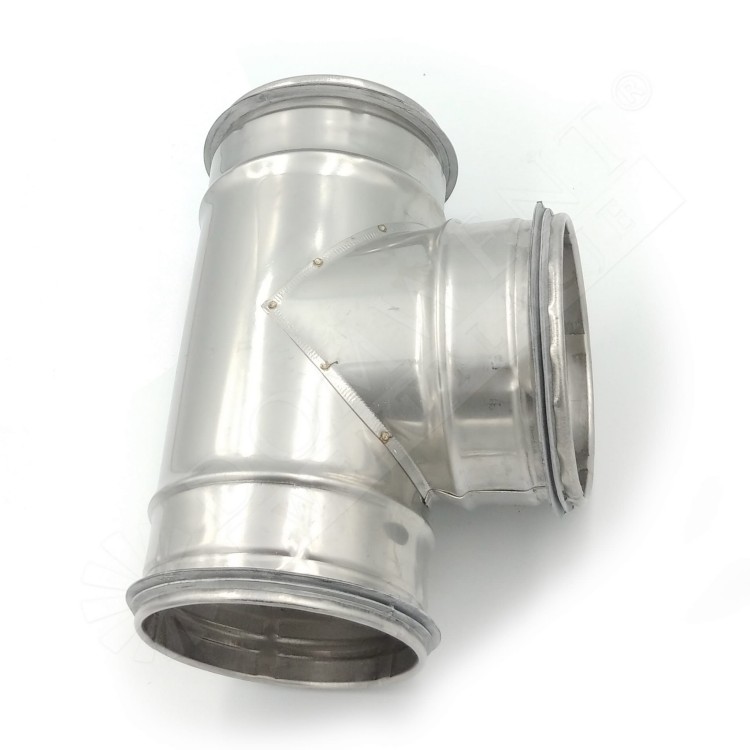 Trójnik T nierdzewny z uszczelką