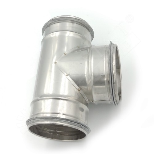 Trójnik T nierdzewny z uszczelką