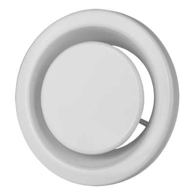 ANEMOSTAT BIAŁY 125 SF-E WYWIEWNY Z RAMKĄ