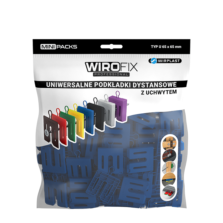 Uniwersalna podkładka dystansowa z uchwytem Wirplast