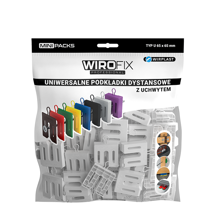 Uniwersalna podkładka dystansowa z uchwytem Wirplast