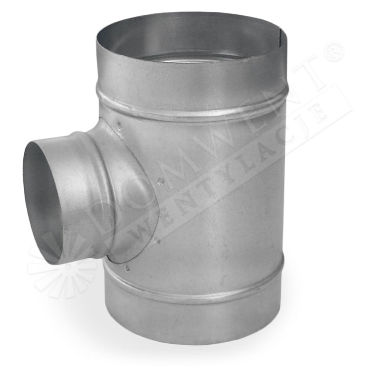 Trójnik T system wentylacji nierdzewny bez uszczelki