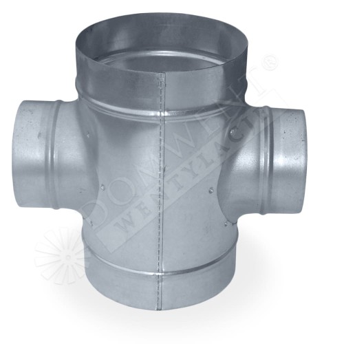 Czwórnik ocynkowany wentylacja spiro