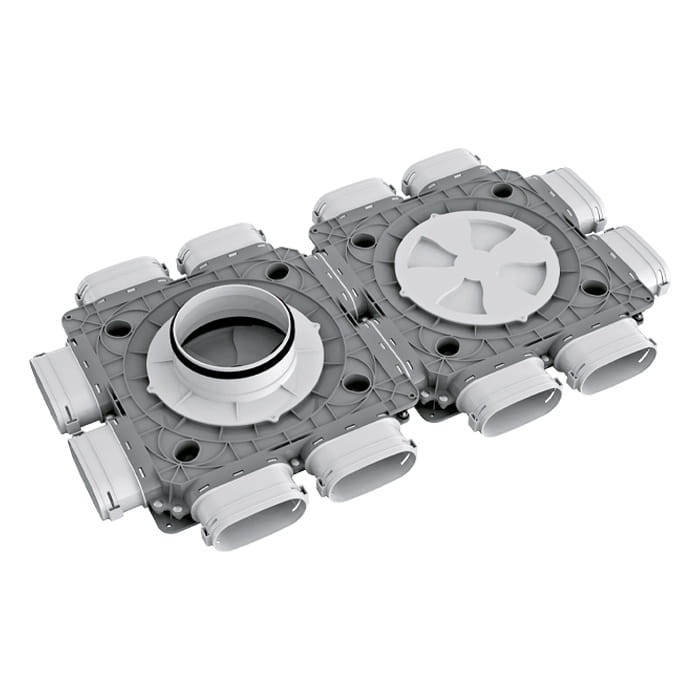 Skrzynka rozdzielcza rozdzielacz rurowy z tworzywa Flexivent VENTS