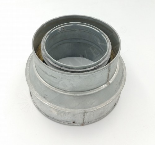 Redukcja symetryczna preizolowana dwupłaszczowa