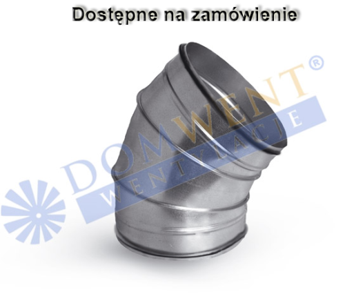 Kolano segmentowe z uszczelką 45