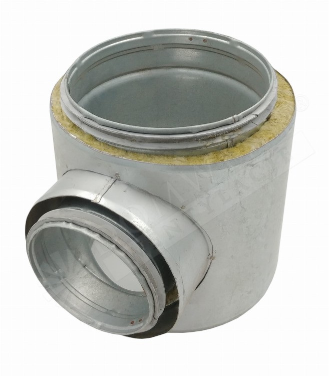 Trójnik T preizolowany dwupłaszczowy