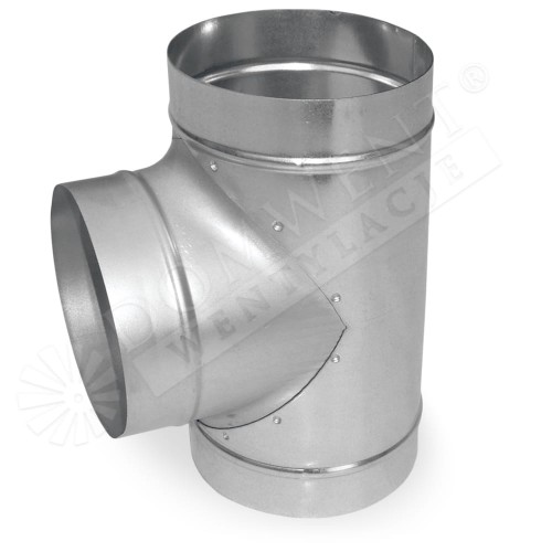 Trójnik T system wentylacji nierdzewny bez uszczelki