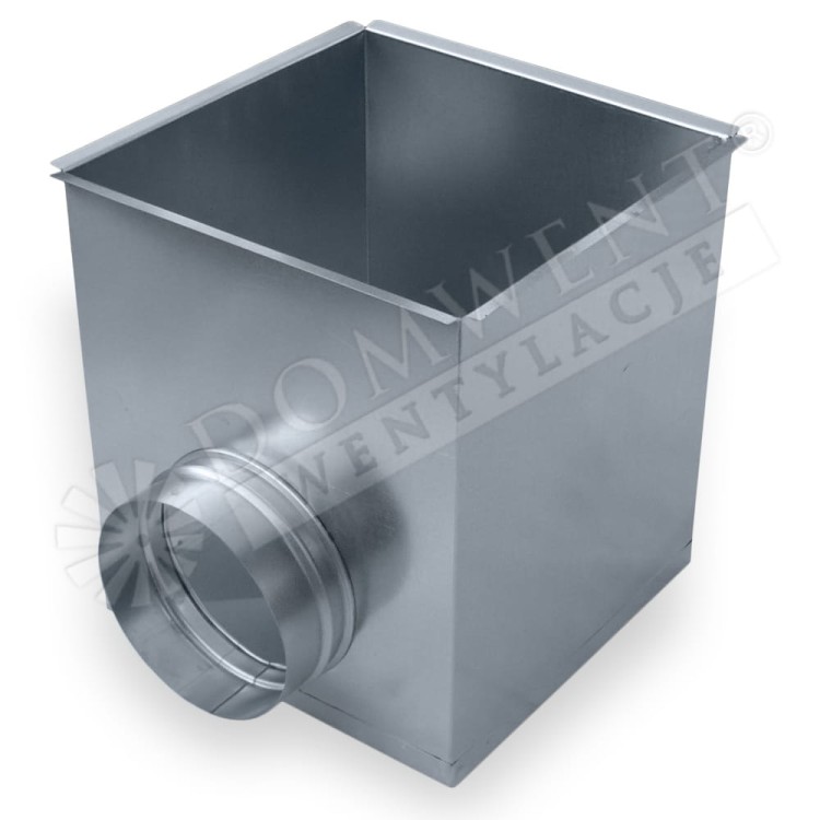 Skrzynka puszka rozprężna pod anemostat NCD-S 595x595