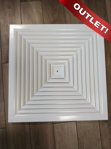 ANEMOSTAT SDA-4-458x458 BIAŁY ( ZEW 498x498) na śrubę centralną