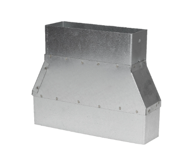 Redukcja symetryczna kanały prostokątne ocynk