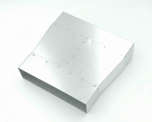 Redukcja symetryczna prostokątna do wentylacji ocynk