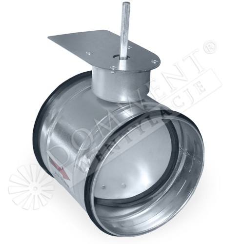 Przepustnica zamykająca szczelna pod siłownik Ø315