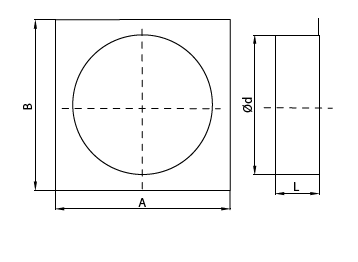 KRÓCIEC WENTYLACYJNY DO KANAŁÓW PŁASKICH
