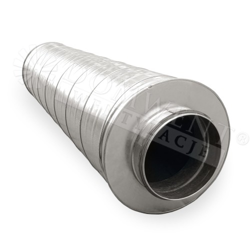 TŁUMIK NIERDZEWNY AKUSTYCZNY OKRĄGŁY NIERDZEWNY V2A H304