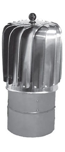 TURBOWENT TULIPAN 150 Nasada kominowa na podstawie rurowej nieotwieranej