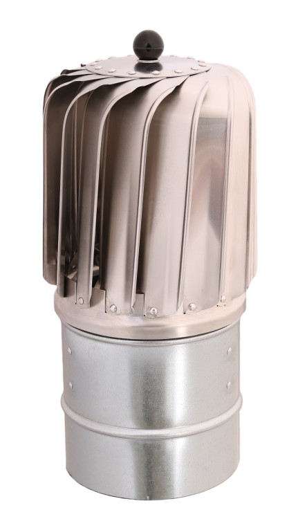 TURBOWENT TULIPAN 150 Nasada kominowa na podstawie rurowej nieotwieranej